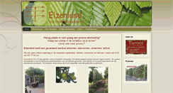 Desktop Screenshot of elzenland.be