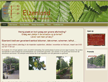Tablet Screenshot of elzenland.be